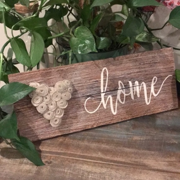 Other - Rustic Modern Farmhouse Barnwood "Home" sign